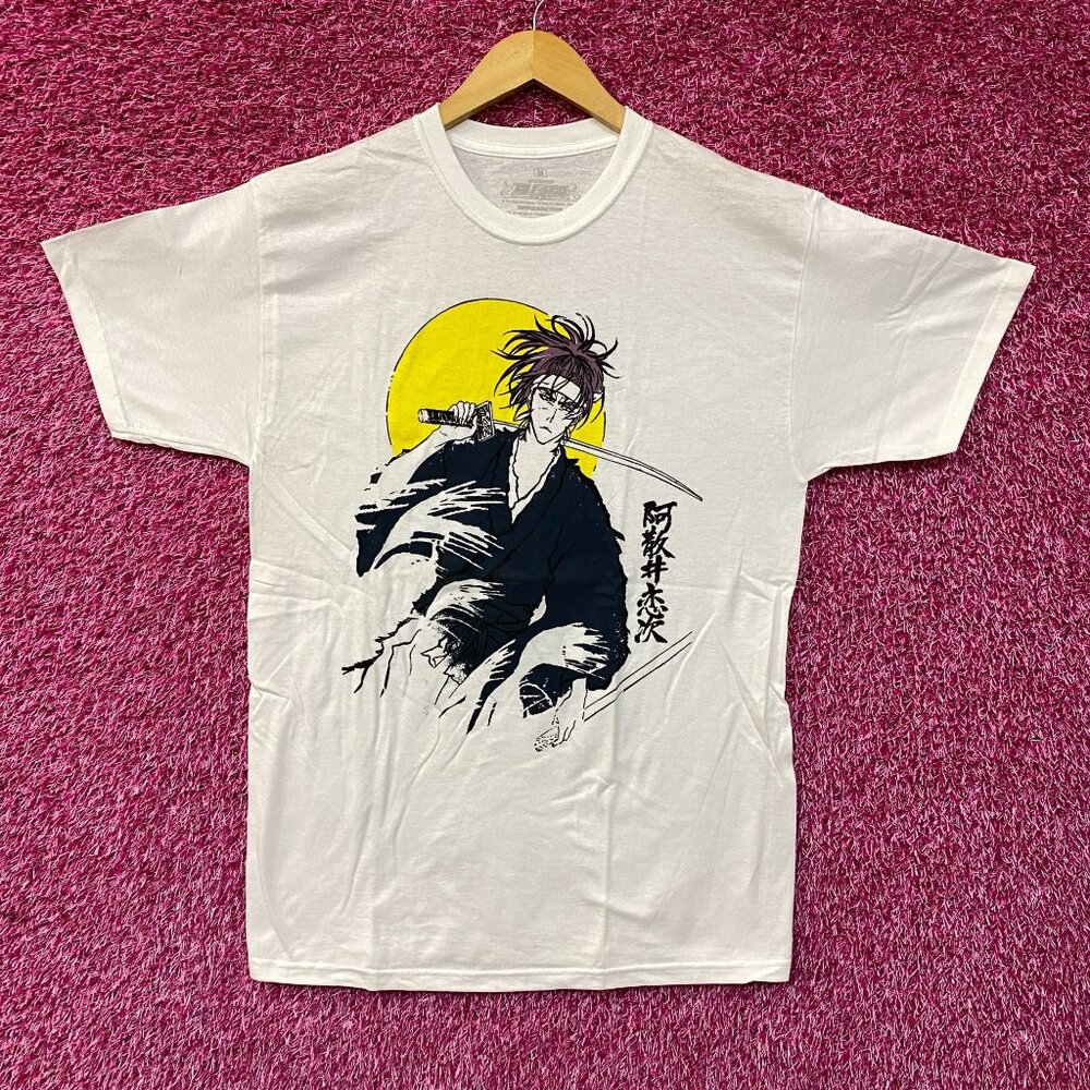 Bleach Renji Abarai Sun Anime T-Shirt Medium